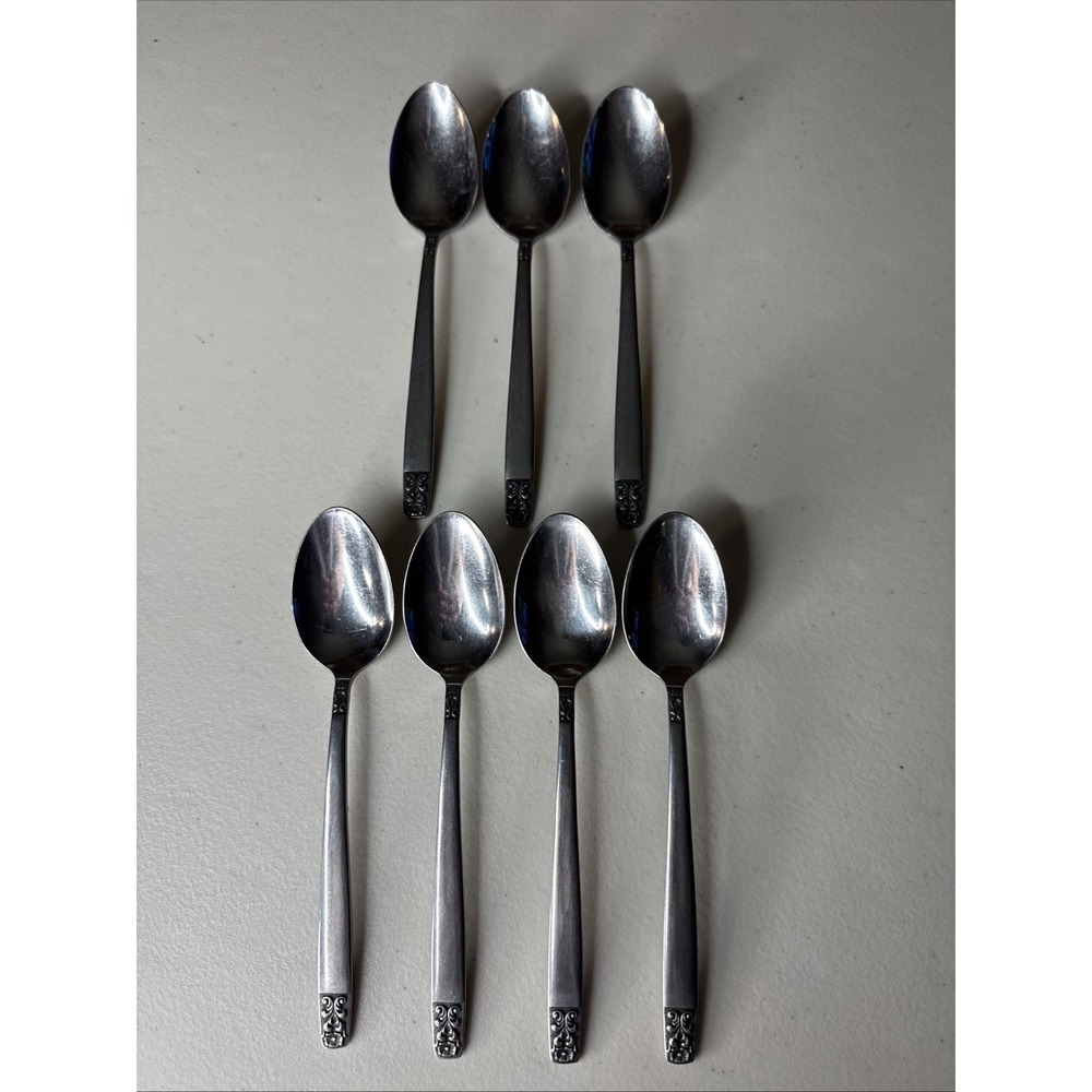 Stanley Roberts Danesmore Flatware 7 Spoons Lot  Stainless Steel Japan‎